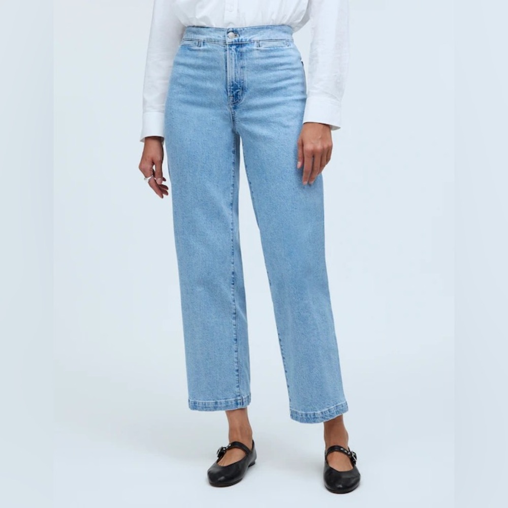 Madewell Women's Emmett Wide-Leg Crop Jean